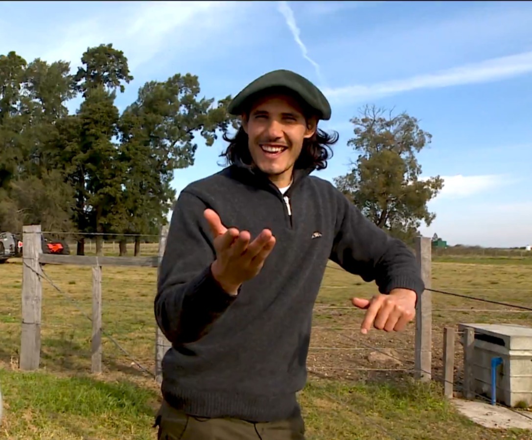 Edinson Cavani no programa Esporte Espetacular, em 2019 - Foto: Reprodução / TV Globo