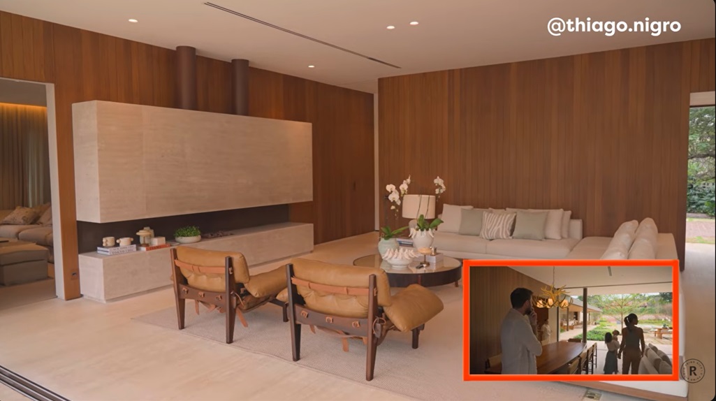 Nova mansão de Thiago Nigro e Maíra Cardi — Foto: Youtube