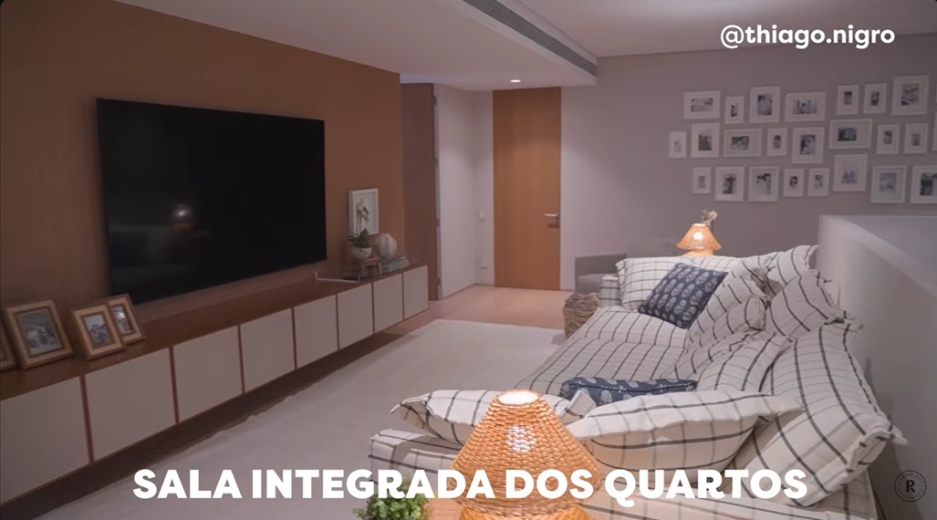 Nova mansão de Thiago Nigro e Maíra Cardi — Foto: Youtube