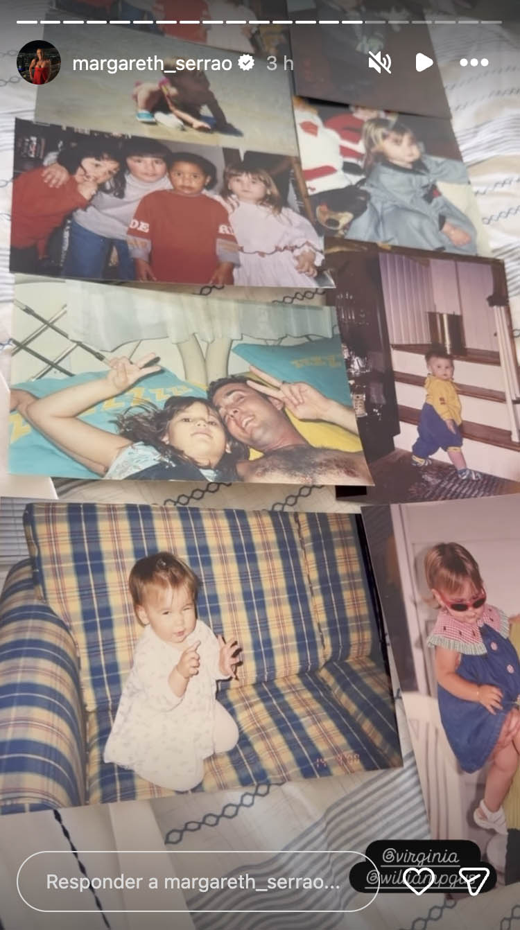 Foto de Virginia na infância - Foto: Reprodução / Instagram