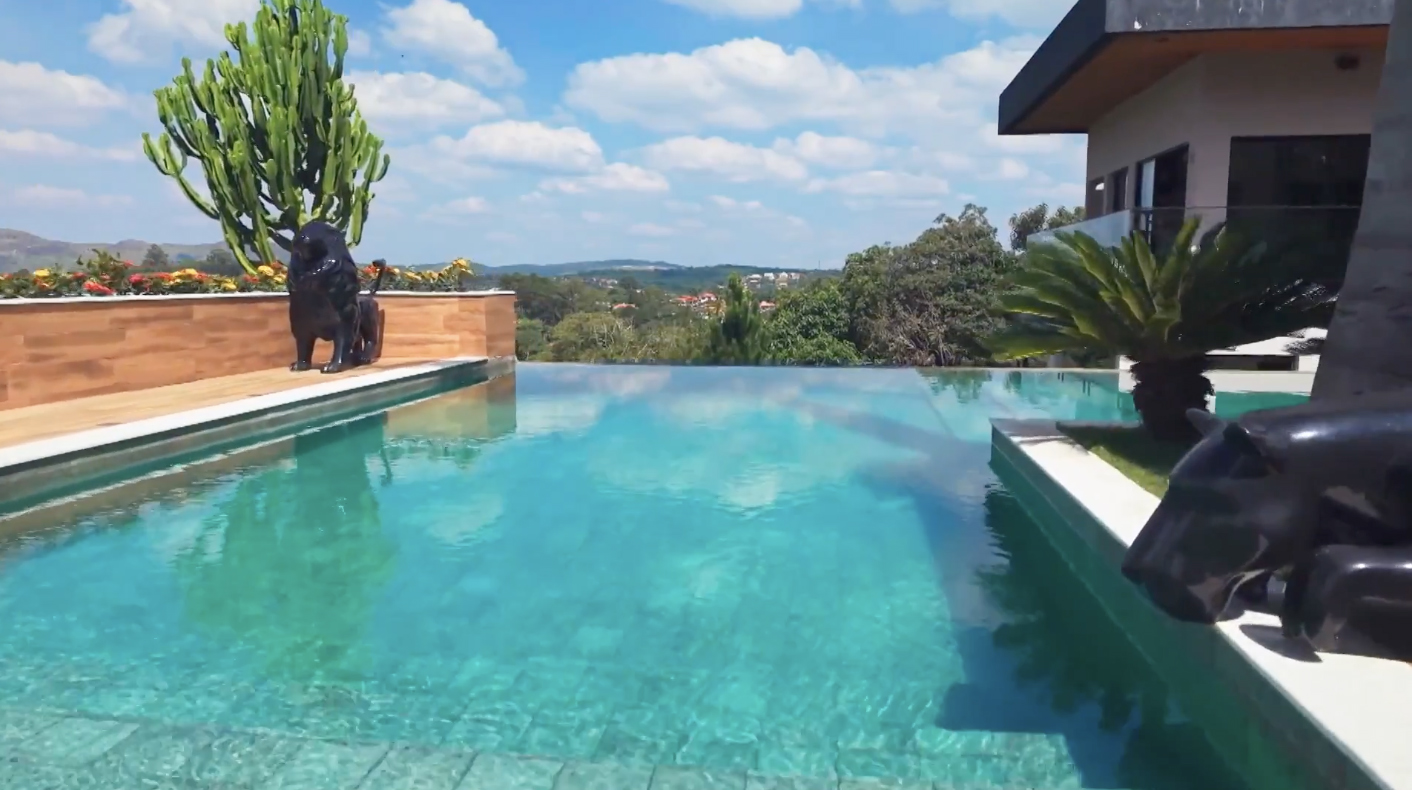 Área da piscina - Foto: Reprodução/TV Globo