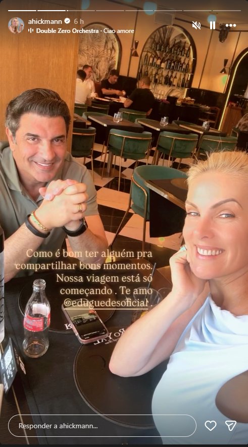 Storie Ana Hickmann - Foto: Reprodução/Instagram