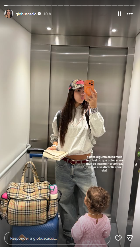 Storie Giovanna Buscacio - Foto: Reprodução/Instagram