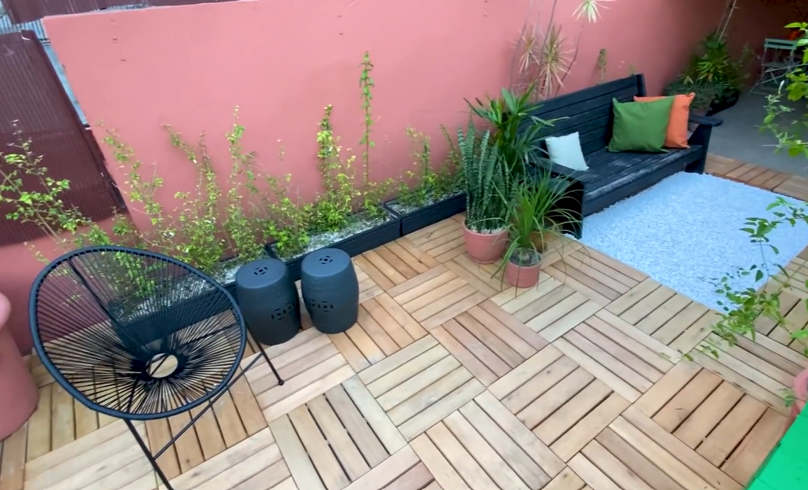 Decoração da laje do estúdio de Pitty - Foto: Reprodução/YouTube/Canal Paulo Biacchi 