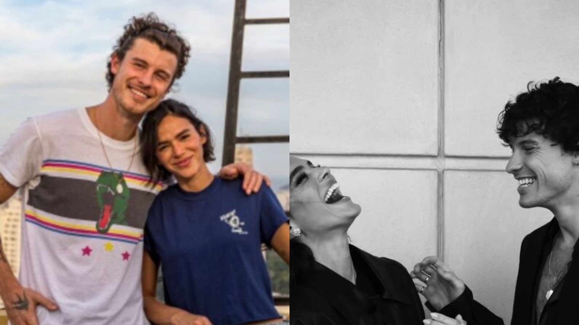 Shawn Mendes e Bruna Marquezine - Fotos: Reprodução/Instagram