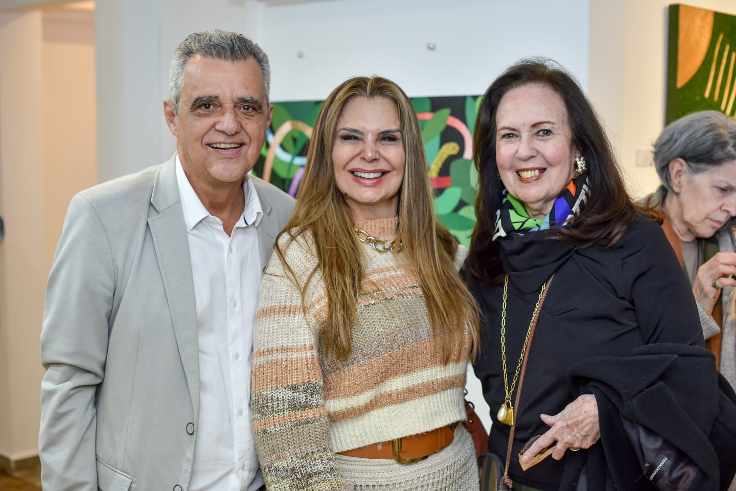 Dilson Cavalcanti, Sandrinha Sargentelli e Silvia Neubern - Foto: Divulgação