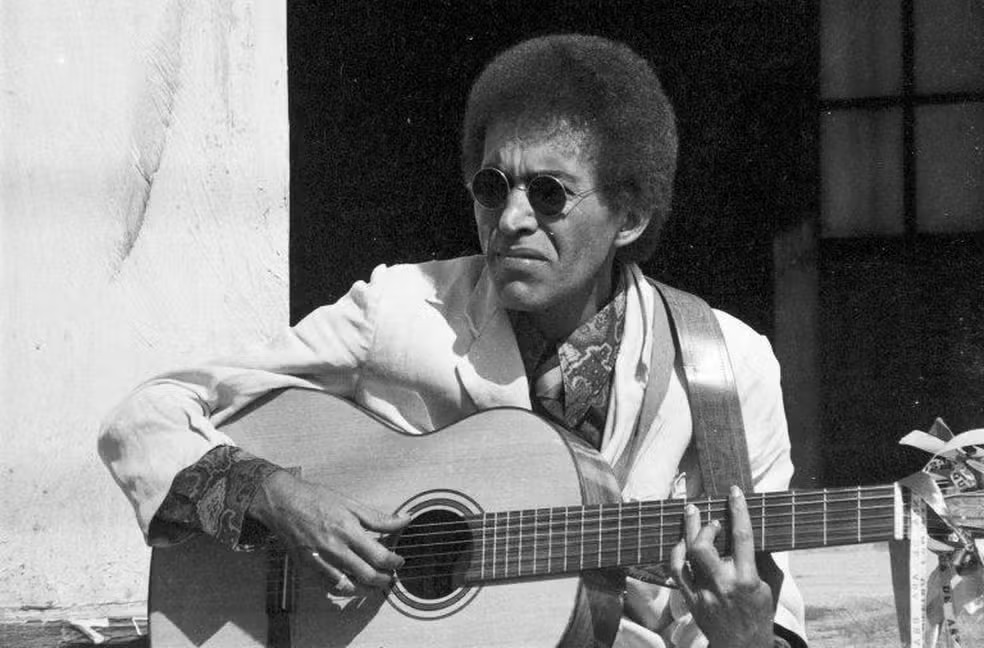 Arnaud Rodrigues em Roque Santeiro, 1985 — Foto: Geraldo Modesto/Globo