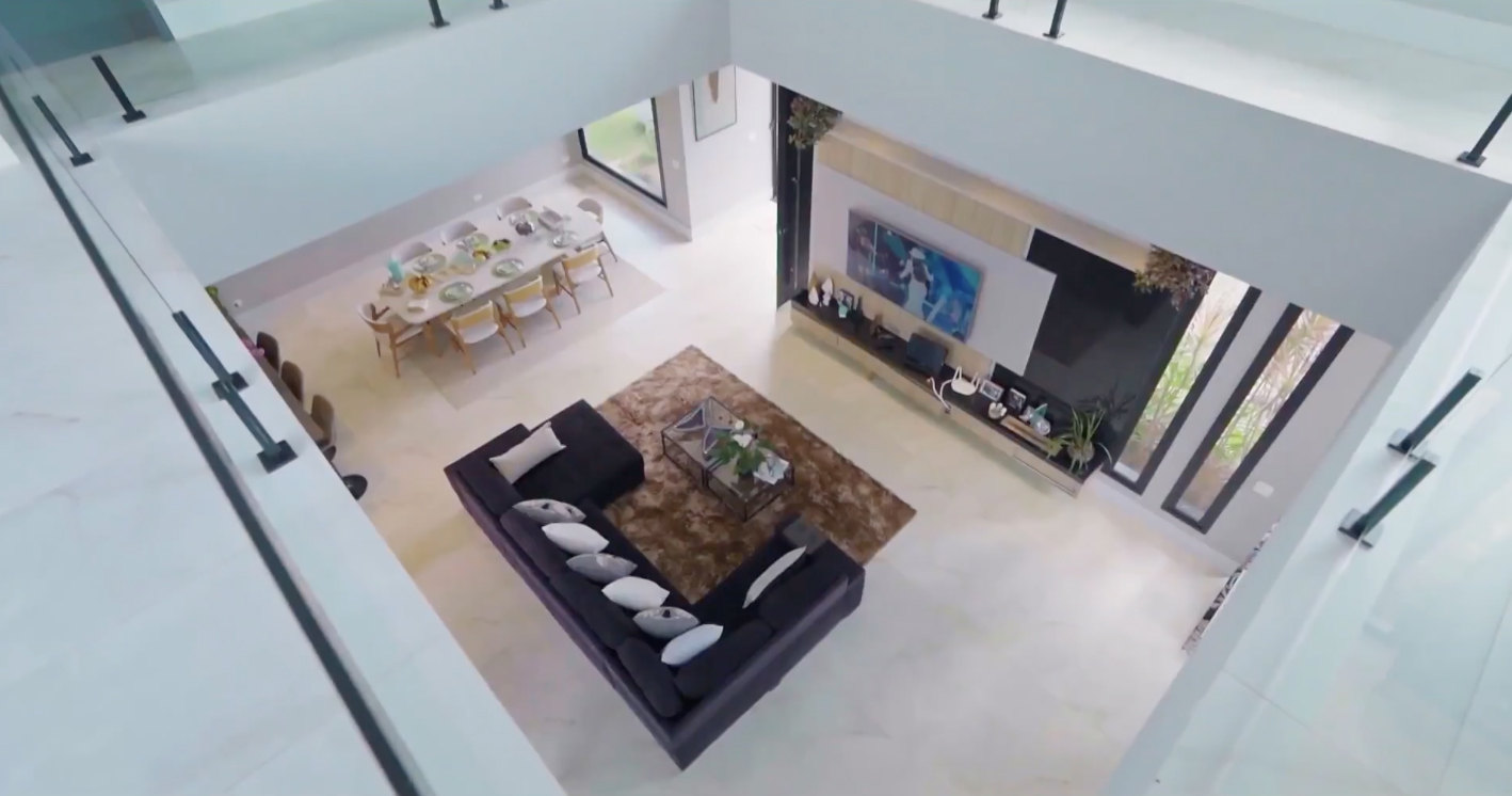 Interior da mansão chama a atenção - Foto: Reprodução/TV Globo