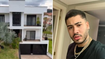Com cachê milionário, cantor de 28 anos vive em mansão com elevador interno e cinema no banheiro