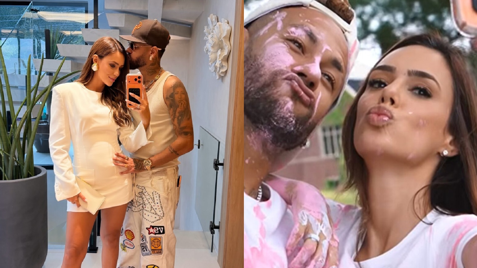 Bruna Biancardi e Neymar – Foto: Instagram e YouTube