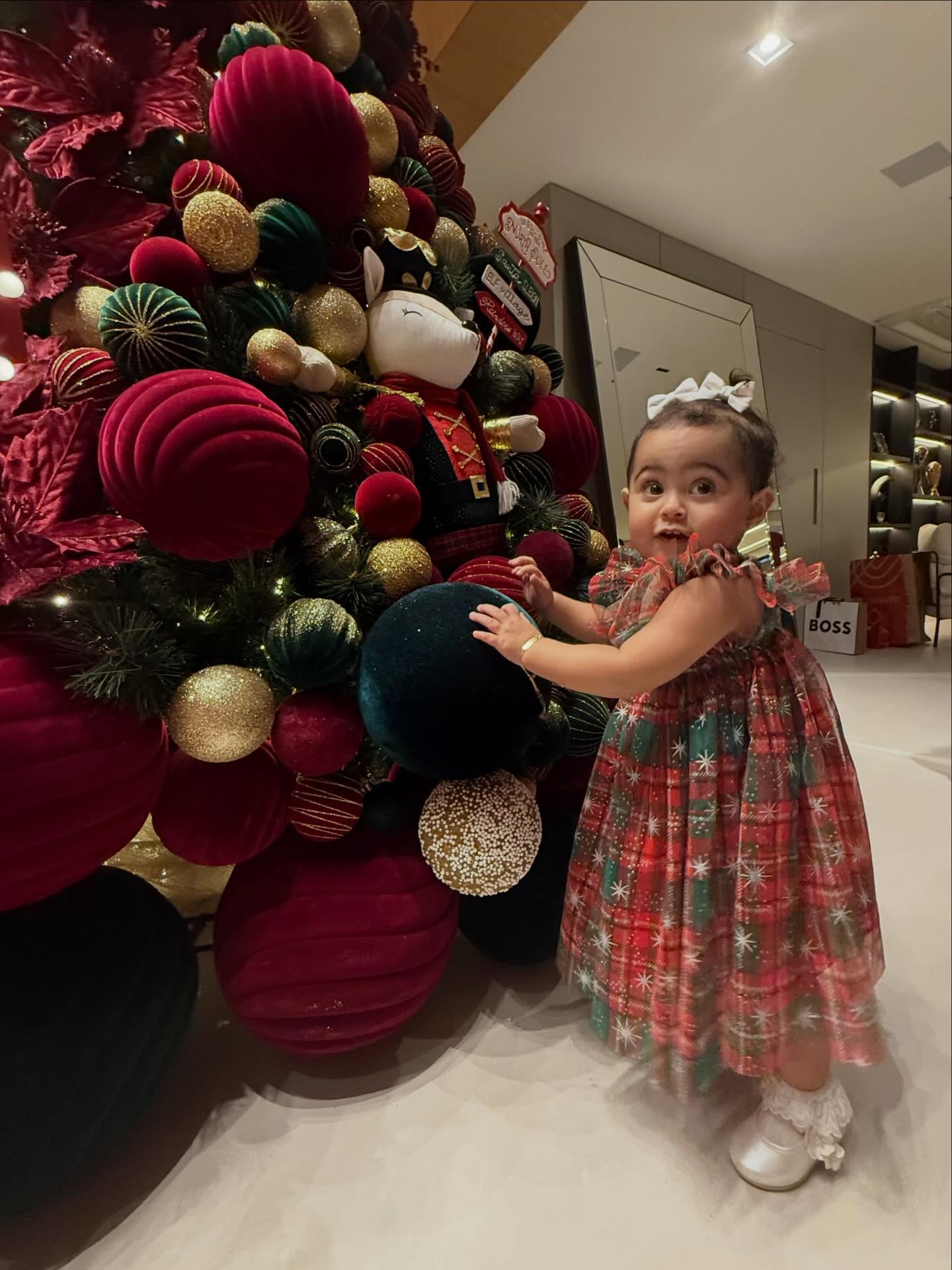 Vestido que Clara usou no natal - Foto: Instagram