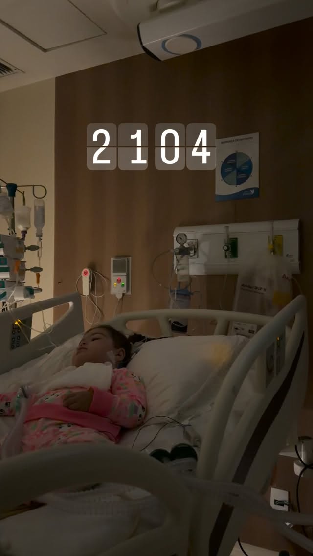 Letícia Cazarré atualiza estado da filha de 4 anos — Foto: Reprodução/Instagram