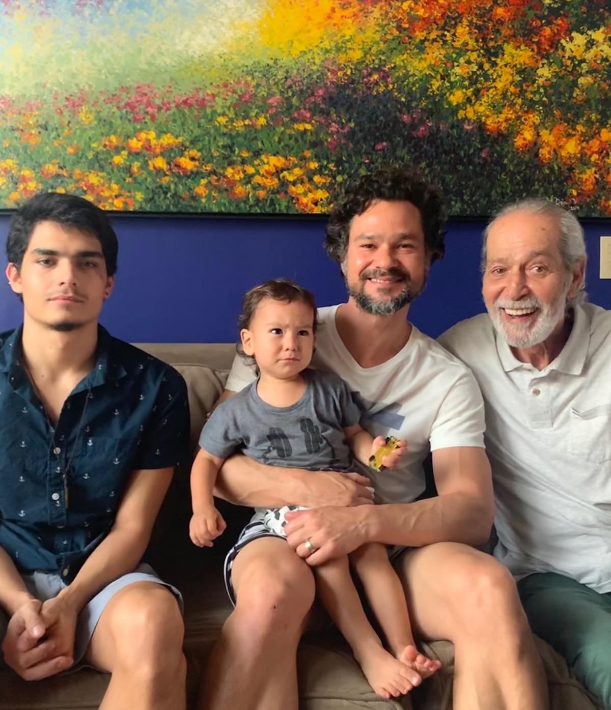 Gabriel Gracindo se despede do pai, Paulo Gracindo Jr — Foto: Reprodução/Instagram