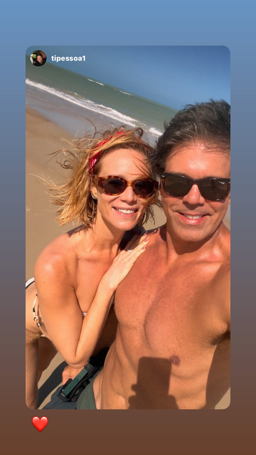 Mariana Ximenes e Tiago Pessôa — Foto: Reprodução Instagram