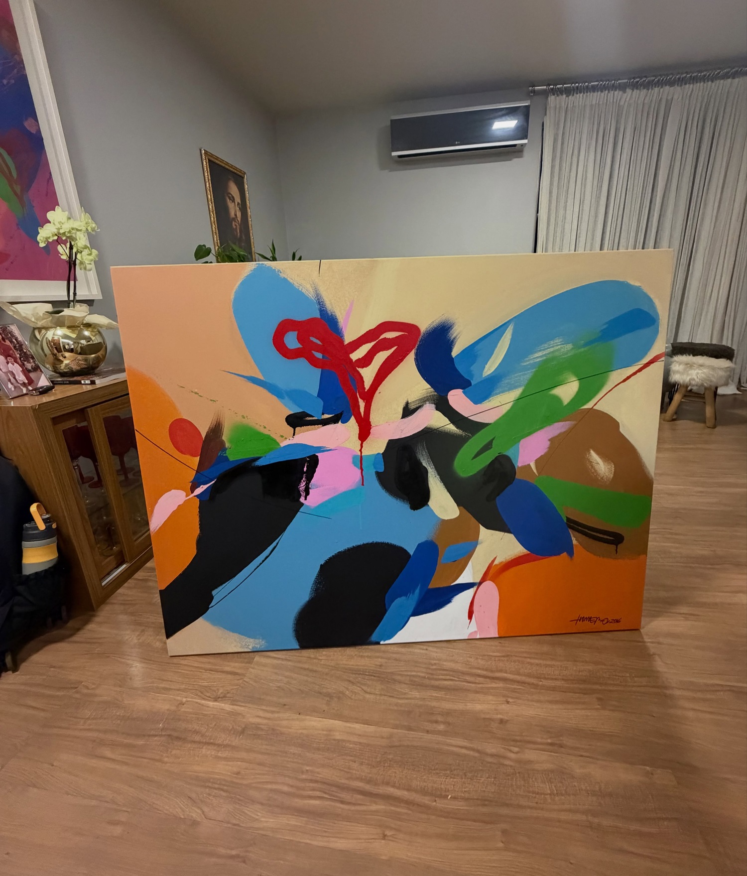 Quadro de Lyandra Costa – Foto: Reprodução/Instagram