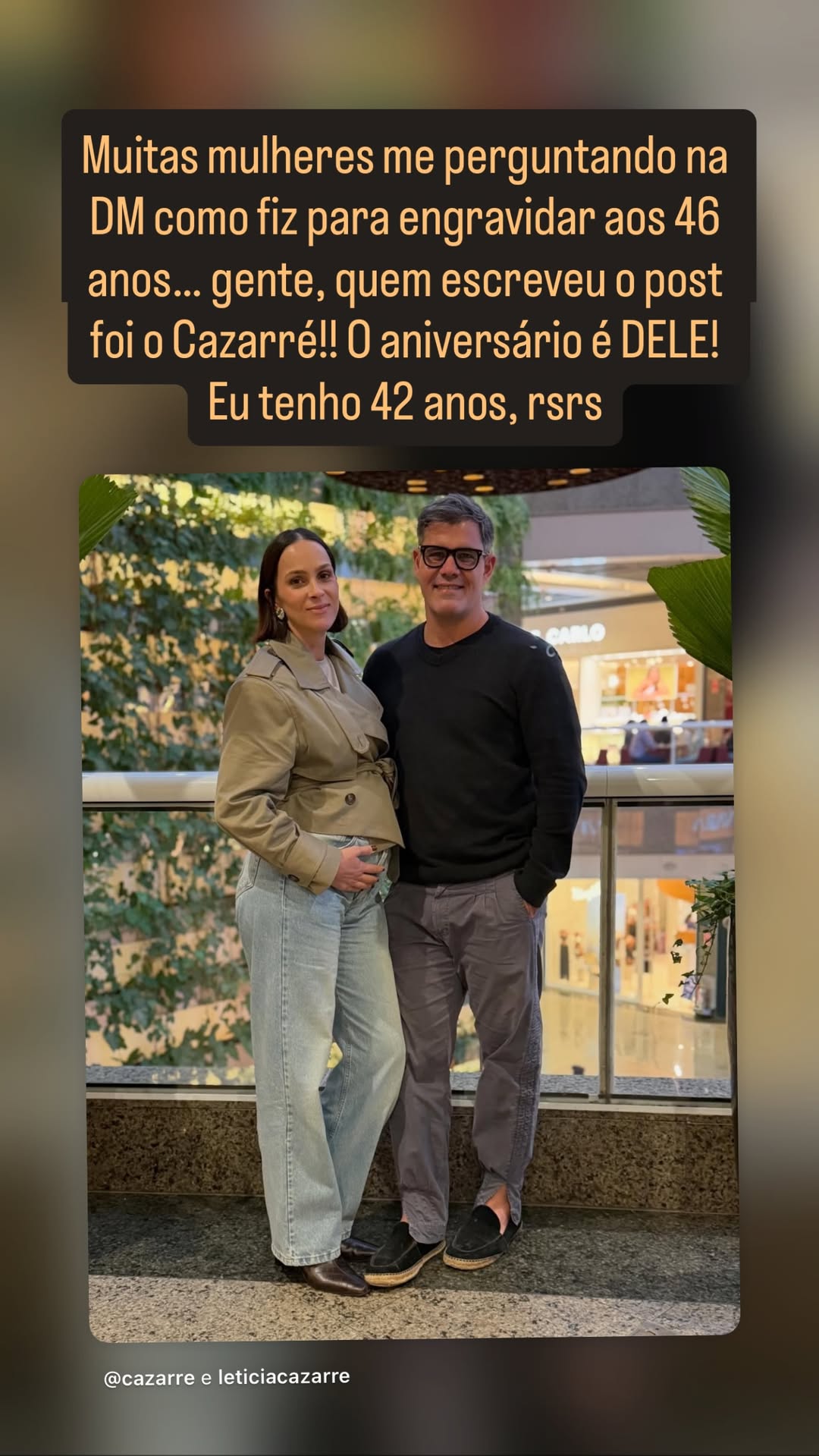 Post de Leticia Cazarré - Foto: Reprodução / Instagram