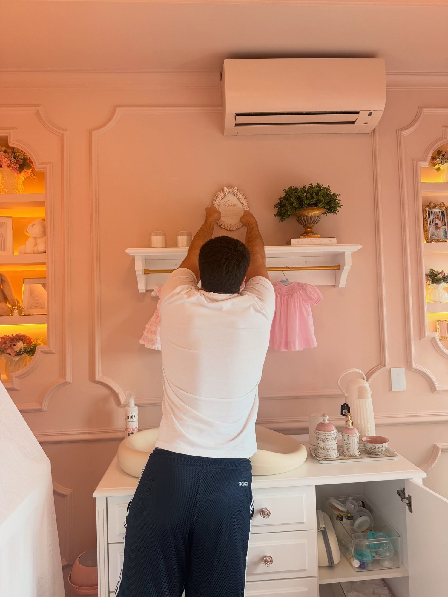 Quarto da filha de Júlia Vieira e Luigi César - Foto: Reprodução / Instagram