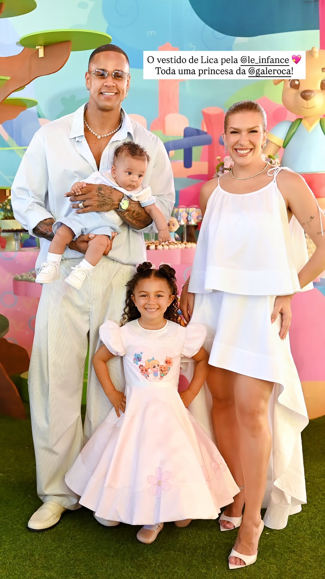 Lore Improta e Léo Santana celebram os 5 anos da filha - Foto: Instagram