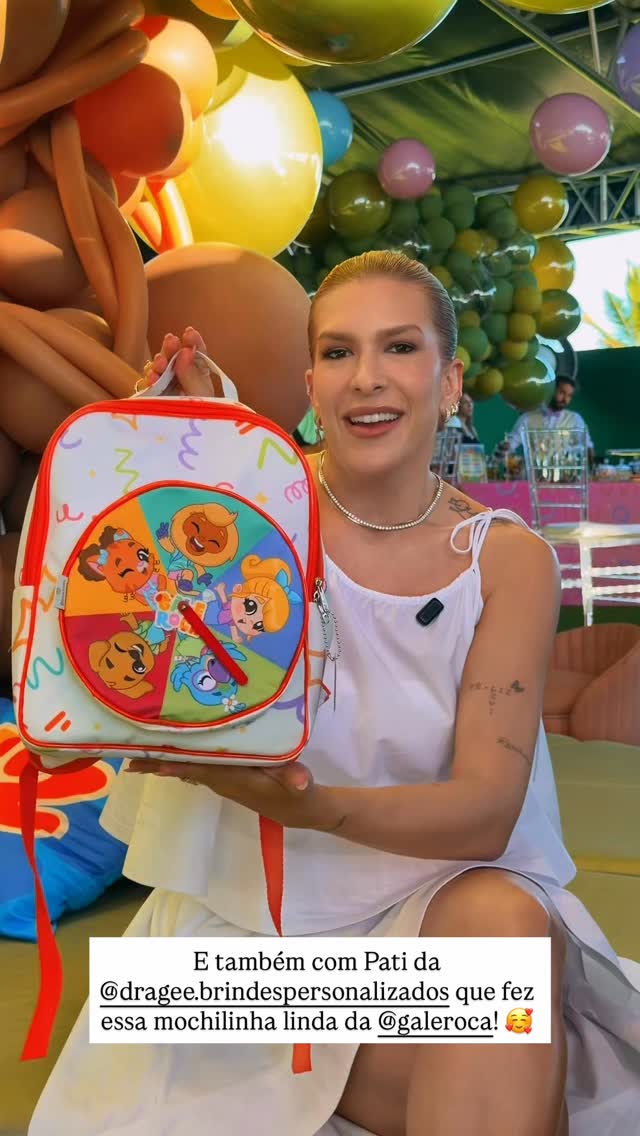 Lembrancinha da festa da filha de Lore Improta e Léo Santana - Foto: Instagram