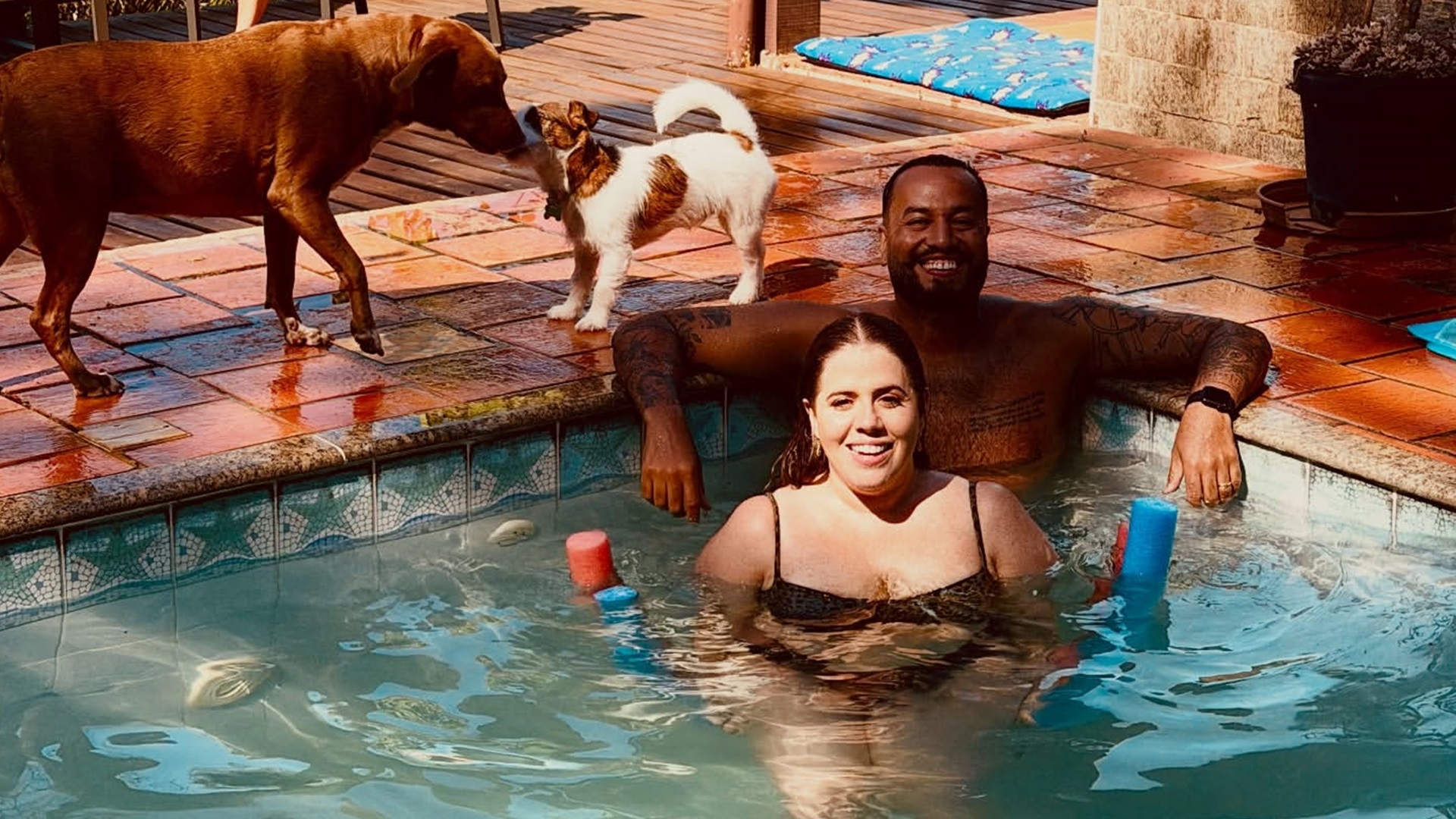 Tati Machado e o marido - Foto: Instagram