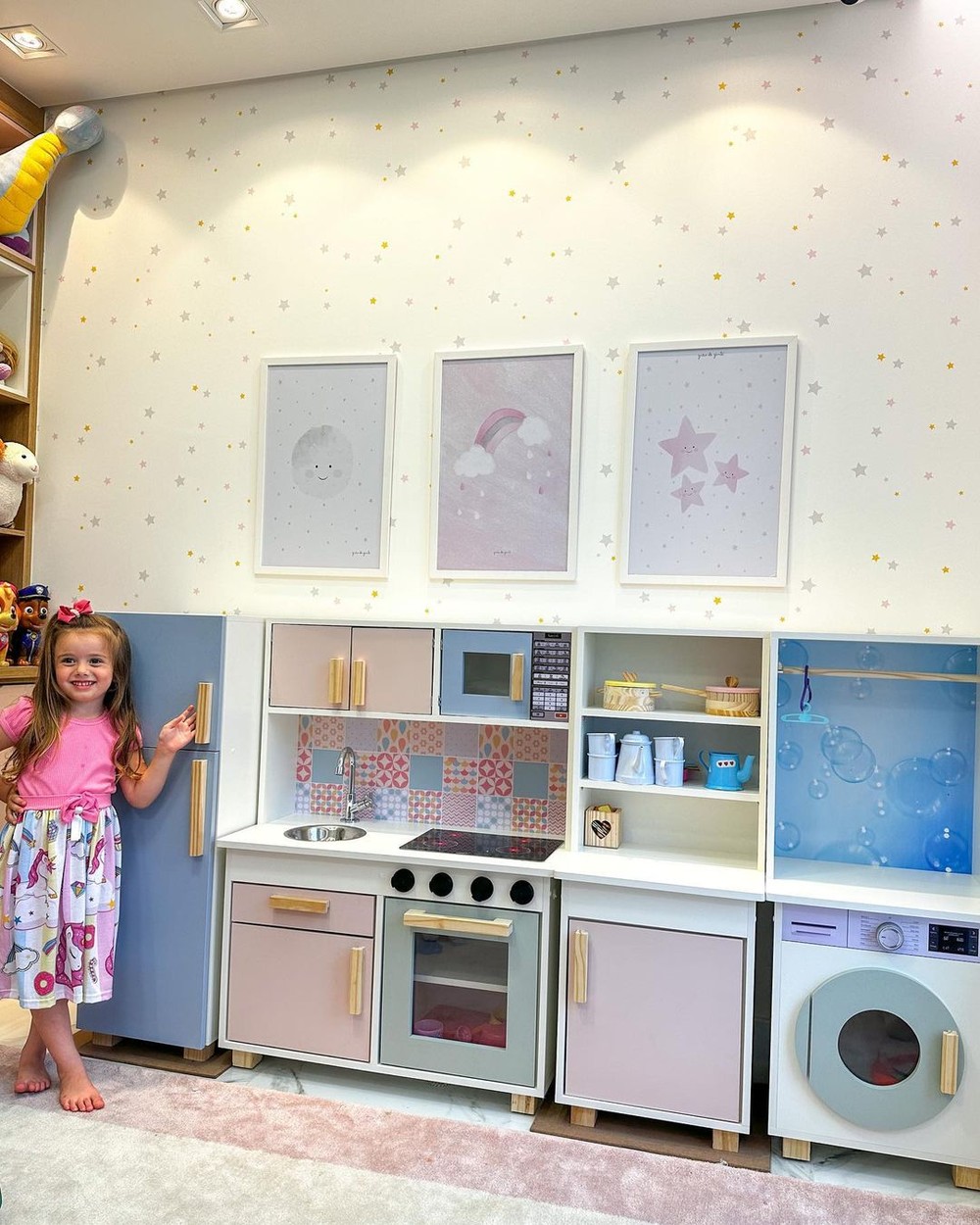 Thaeme montou brinquedoteca em apartamento para as filhas - Foto: Reprodução/Instagram