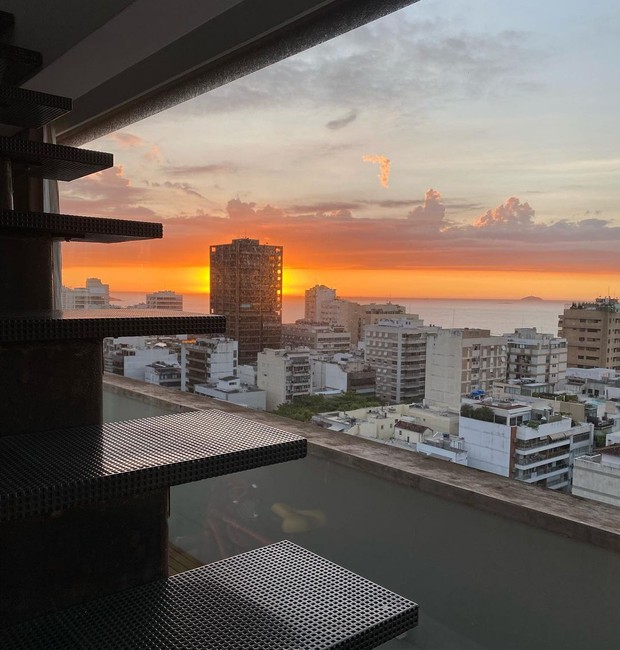 Vista do apartamento na varanda - Foto: Reprodução/Instagram