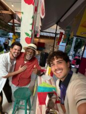 Igor Jansen ao lado de Antônio Pitanga e Rodrigo Lelis em 'Por Você' - Foto: Divulgação