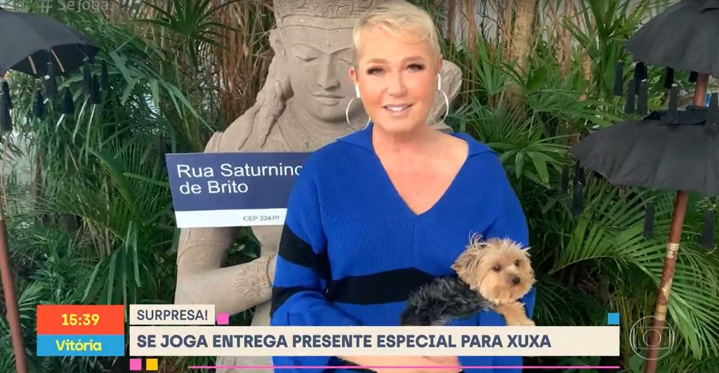 Xuxa Meneghel manteve jardim dentro de sua antiga mansão - Foto: Reprodução/TV Globo