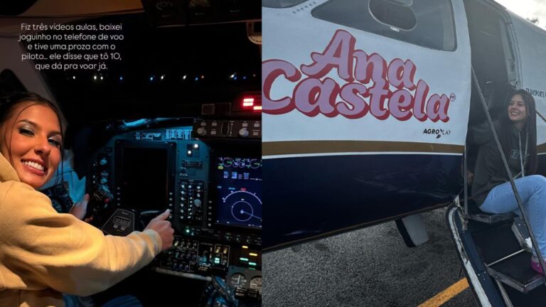 Ana Castela tem jatinho? Cantora fez aulas para aprender a pilotar avião