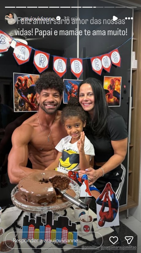 Guilherme Militão e Viviane Araújo são pais de Joaquim - Foto: Reprodução / Instagram @araujovivianne 