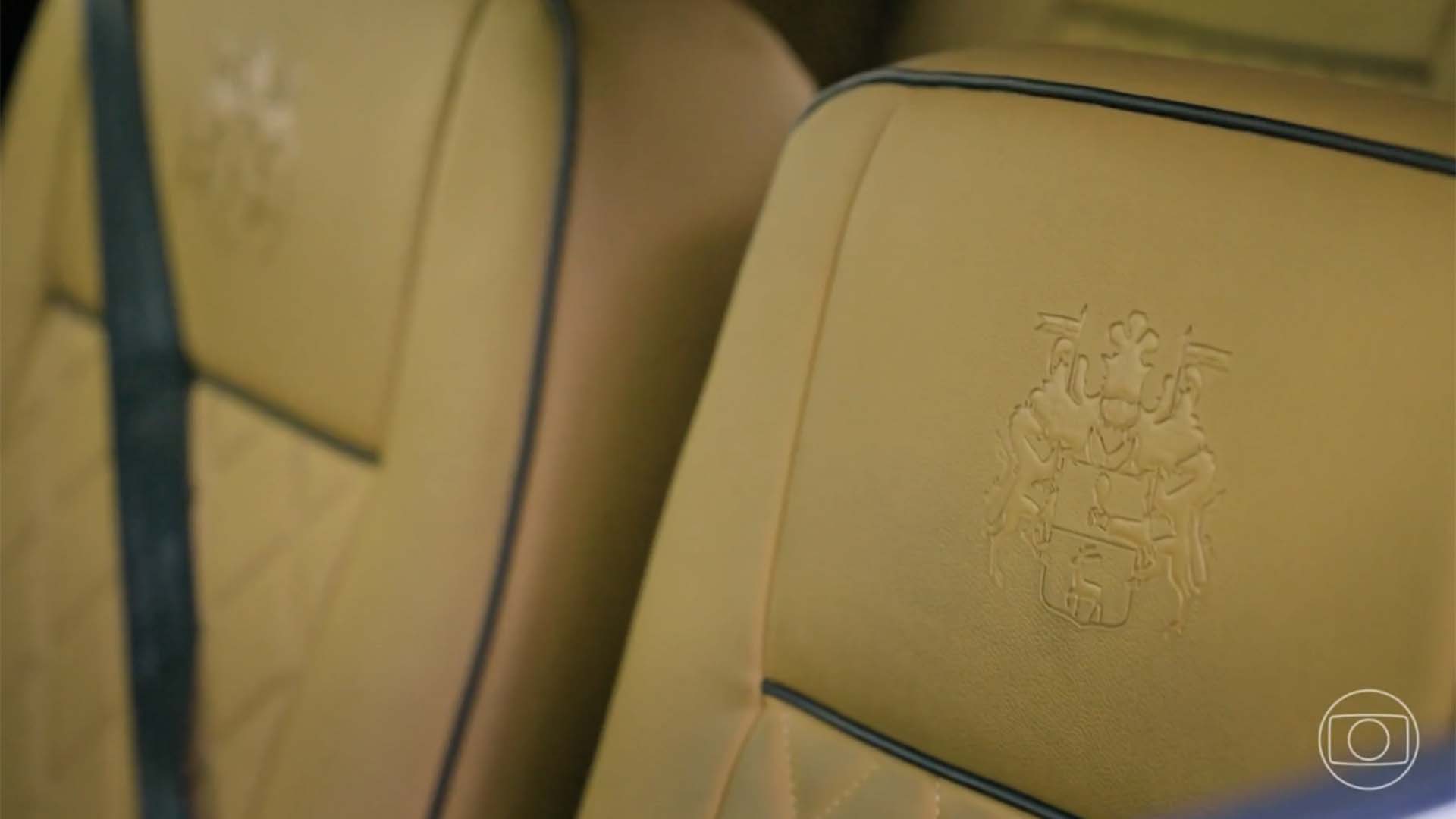 Parte interna do Fusca de Ana Maria Braga - Foto: Reprodução / Globo