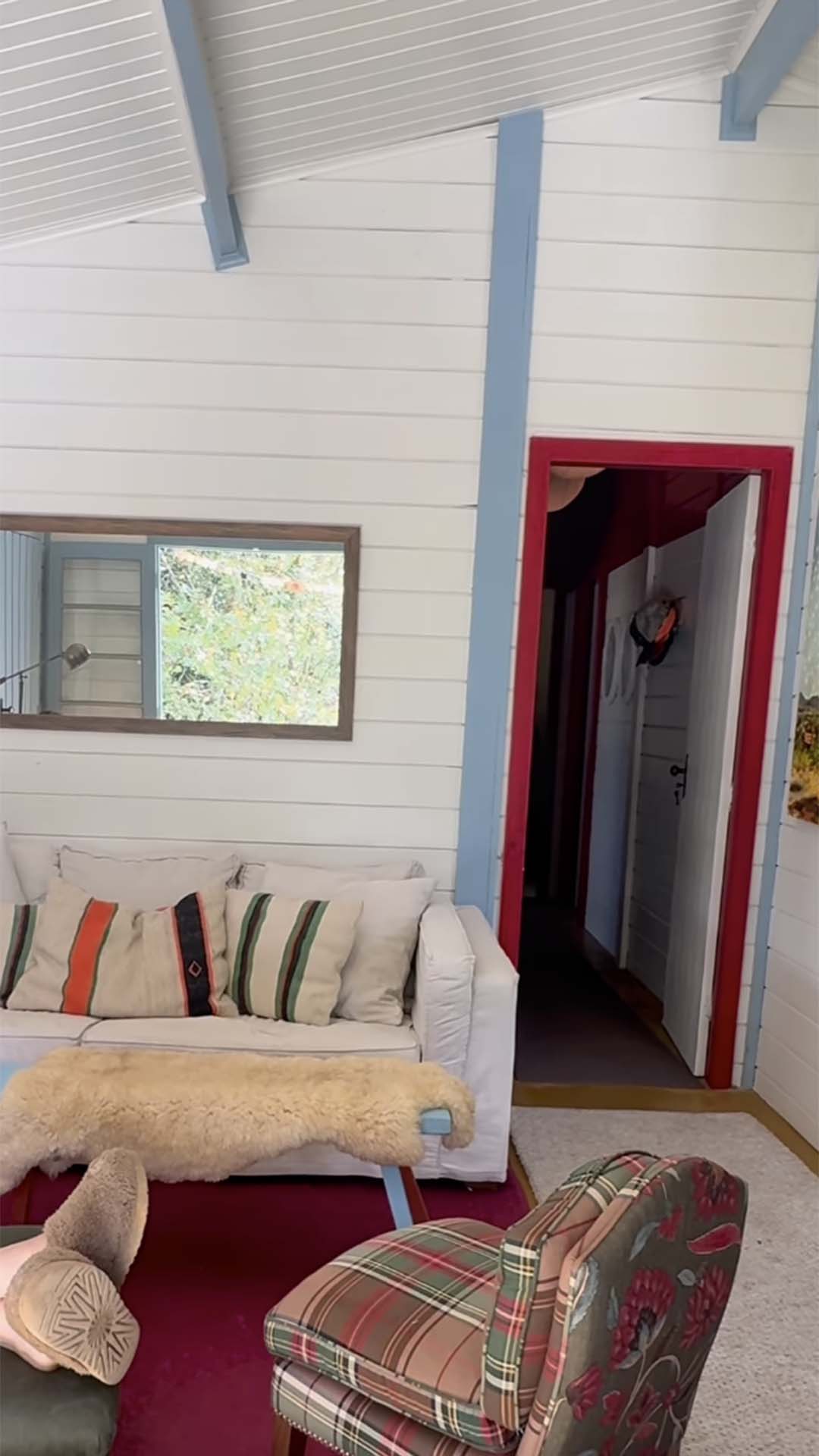 Casa de Fernanda Lima no sítio