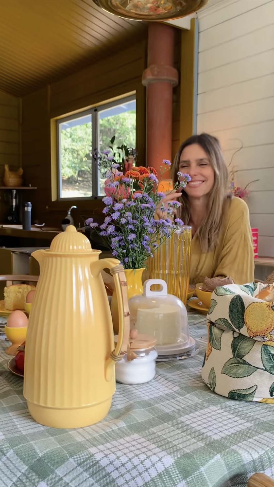 Casa de Fernanda Lima no sítio