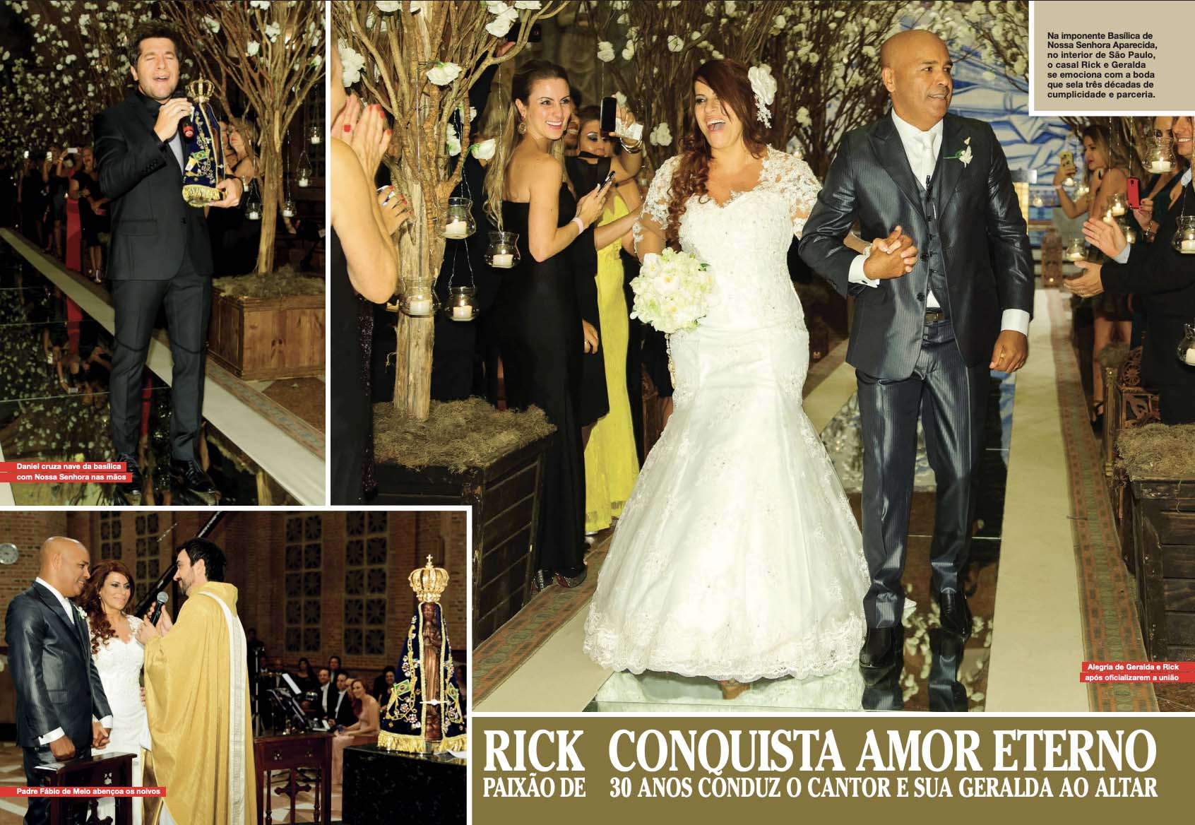 Casamento de Rick e Geraldo na Revista CARAS em 2015 - Foto: Arquivo CARAS
