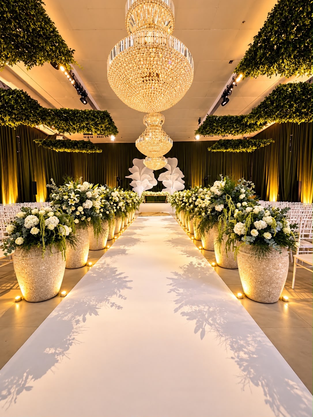 Decoração do casamento de Davi Brito e Emilly Araújo - Fotos: Reprodução / Instagram @daviooficialll @cerimonialcaminhodasarvores