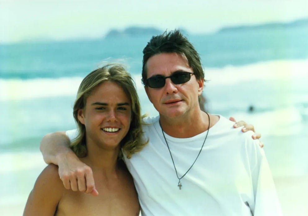 Java Mayam e Fábio Jr em Corpo Dourado (1998) - Foto: Divulgação / TV Globo