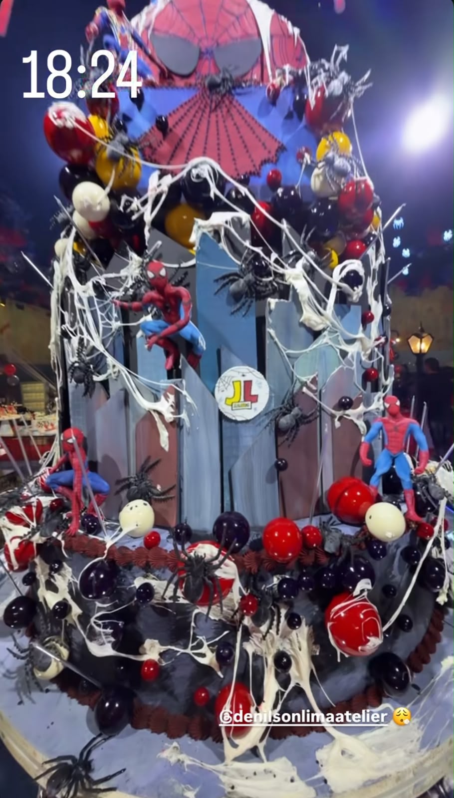 Bolo da festa de 2 anos de José Leonardo - Foto: Reprodução / Instagram @virginia