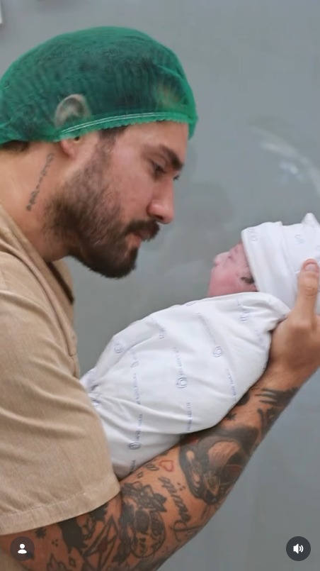 Bil Araújo celebra o nascimento do primeiro filho - Foto: Reprodução / Instagram @bilaraujjo @ritabardellifotografia