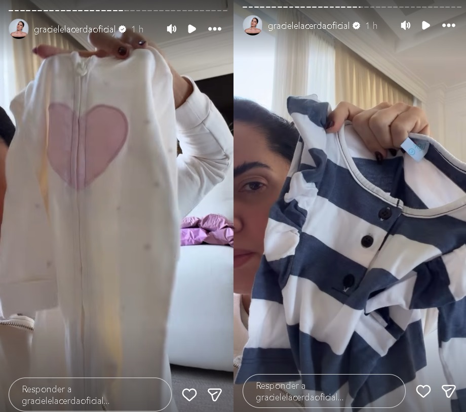 Graciele Lacerda mostra roupas da filha - Foto: Instagram