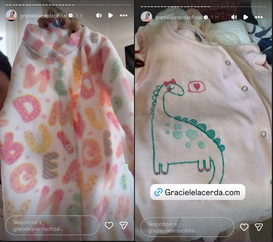 Graciele Lacerda mostra roupas da filha - Foto: Instagram