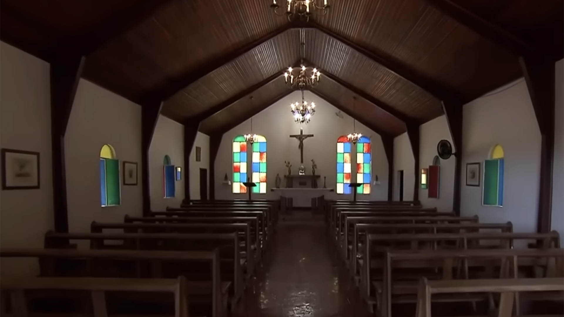 Igreja na fazenda de Ratinho - Foto: Reprodução / SBT