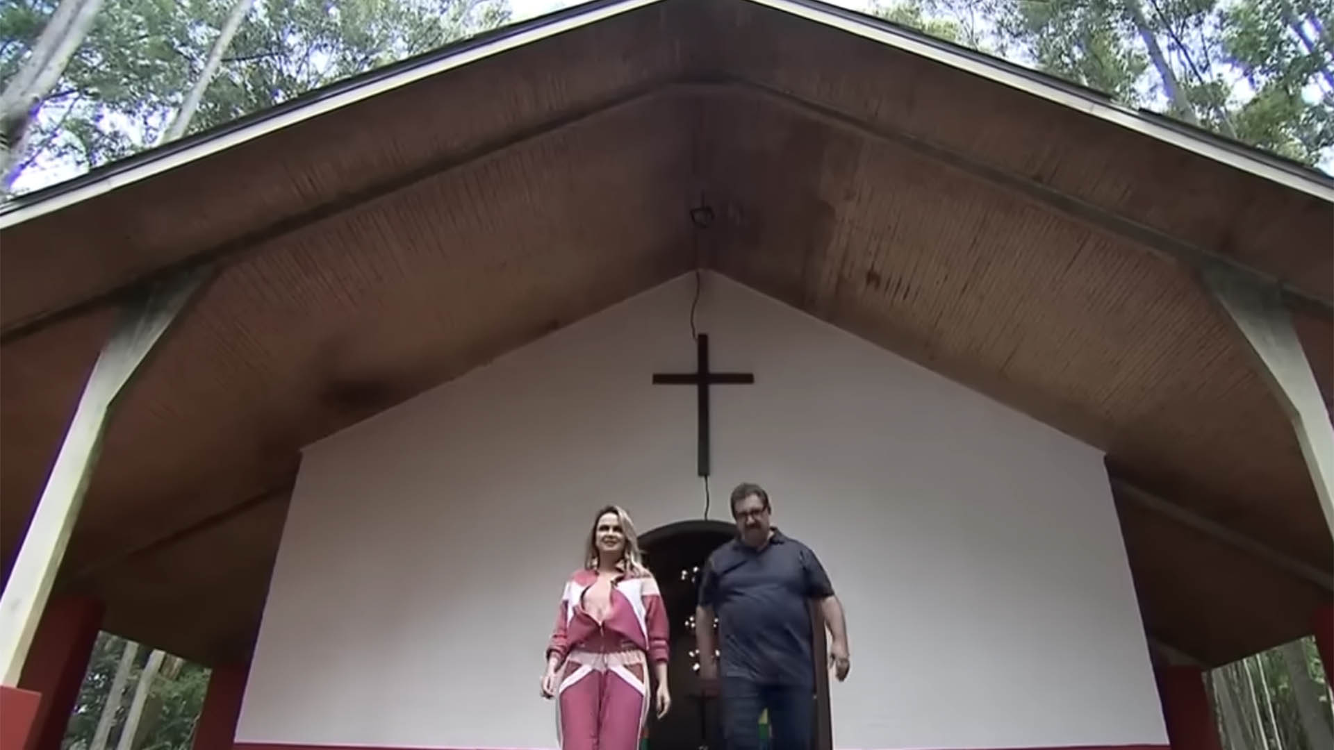 Igreja na fazenda de Ratinho - Foto: Reprodução / SBT