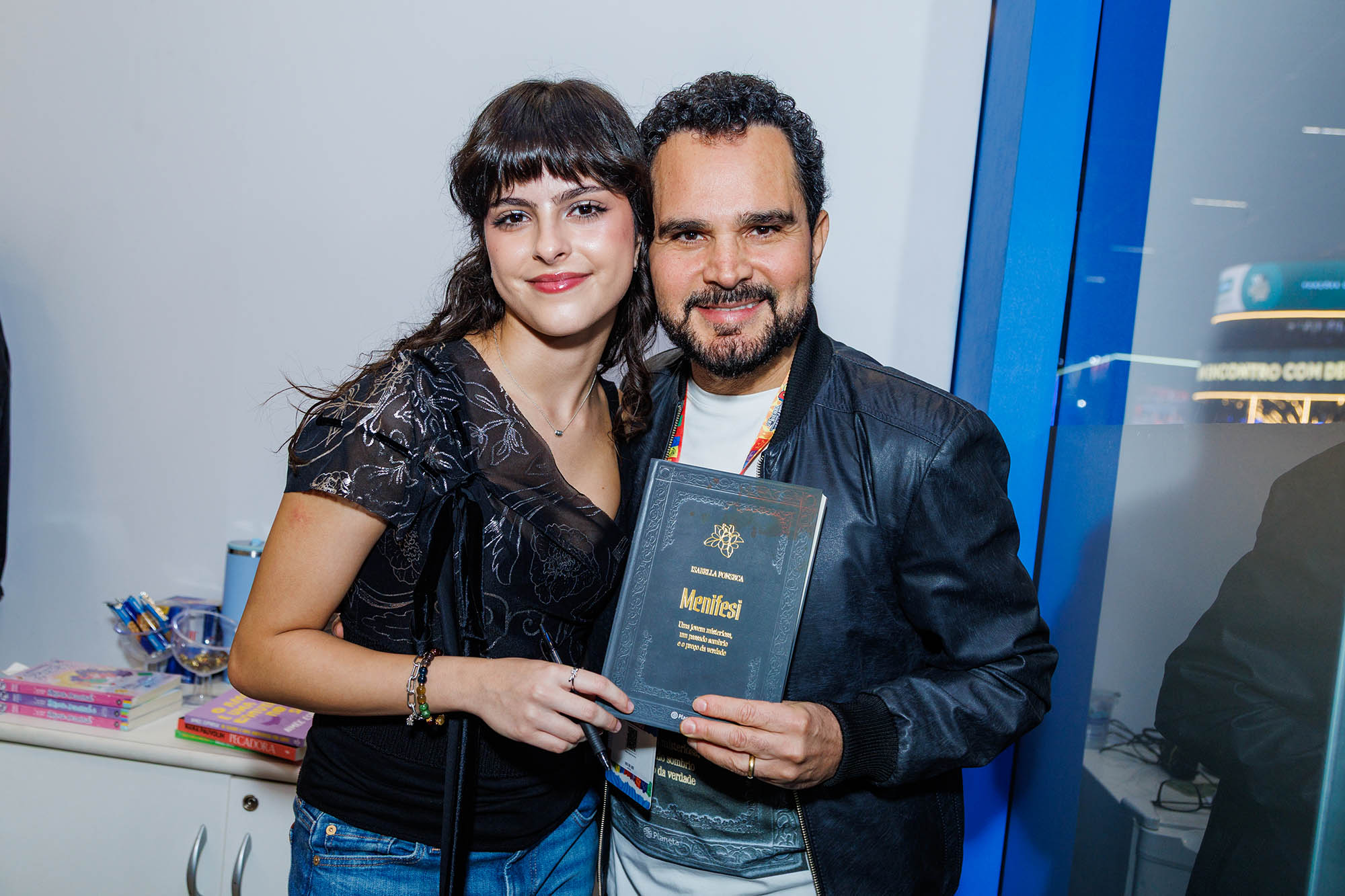 Isabella Fonseca e o pai, Luciano Camargo - Foto: Victor Gelain