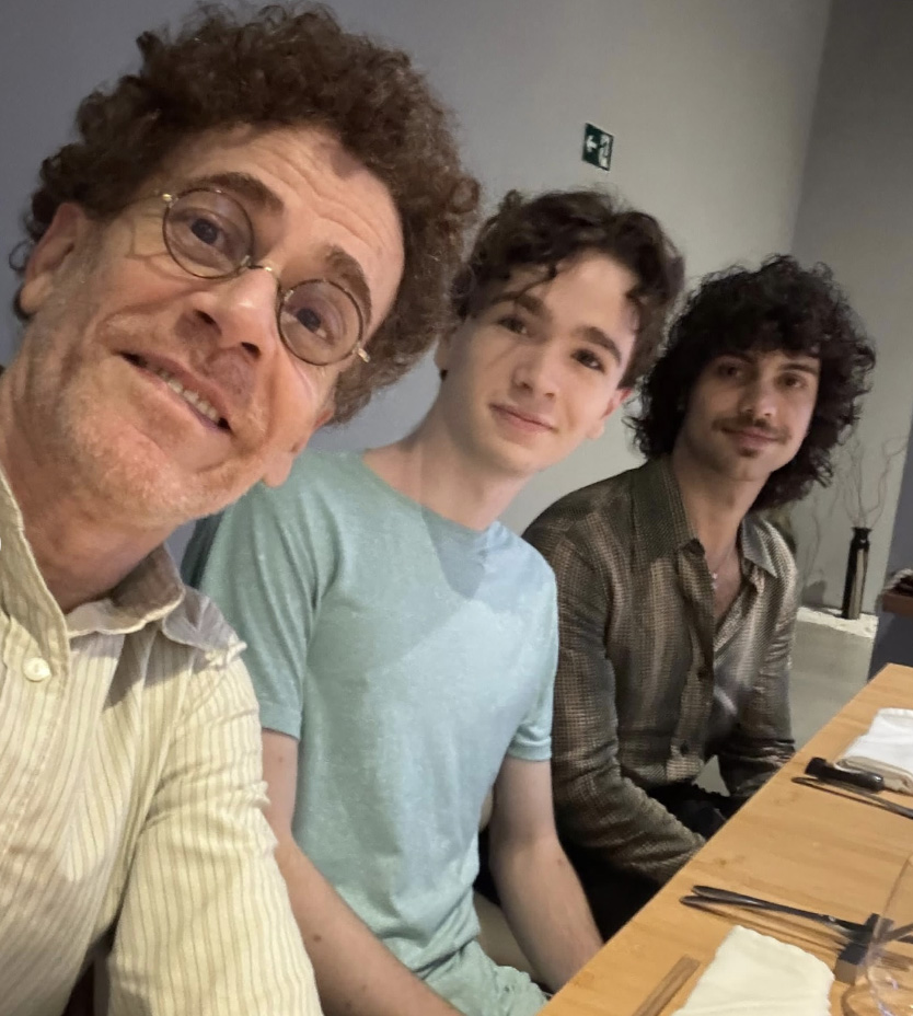 Nando Reis, Ismael e Sebastião - Foto: Reprodução / Instagram