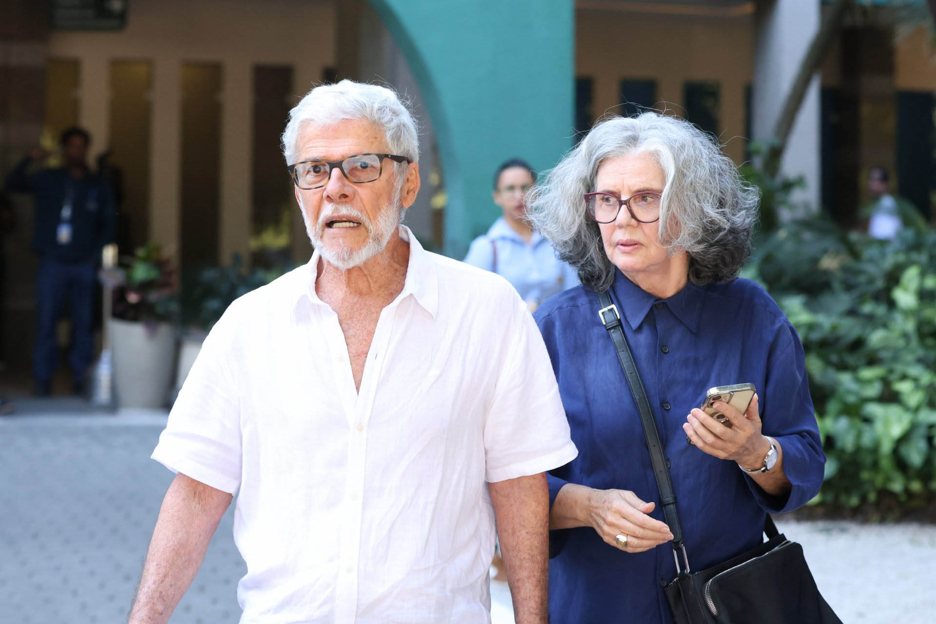 José Mayer com a esposa, Vera Fajardo - Foto: Daniel Pinheiro/BrazilNews
