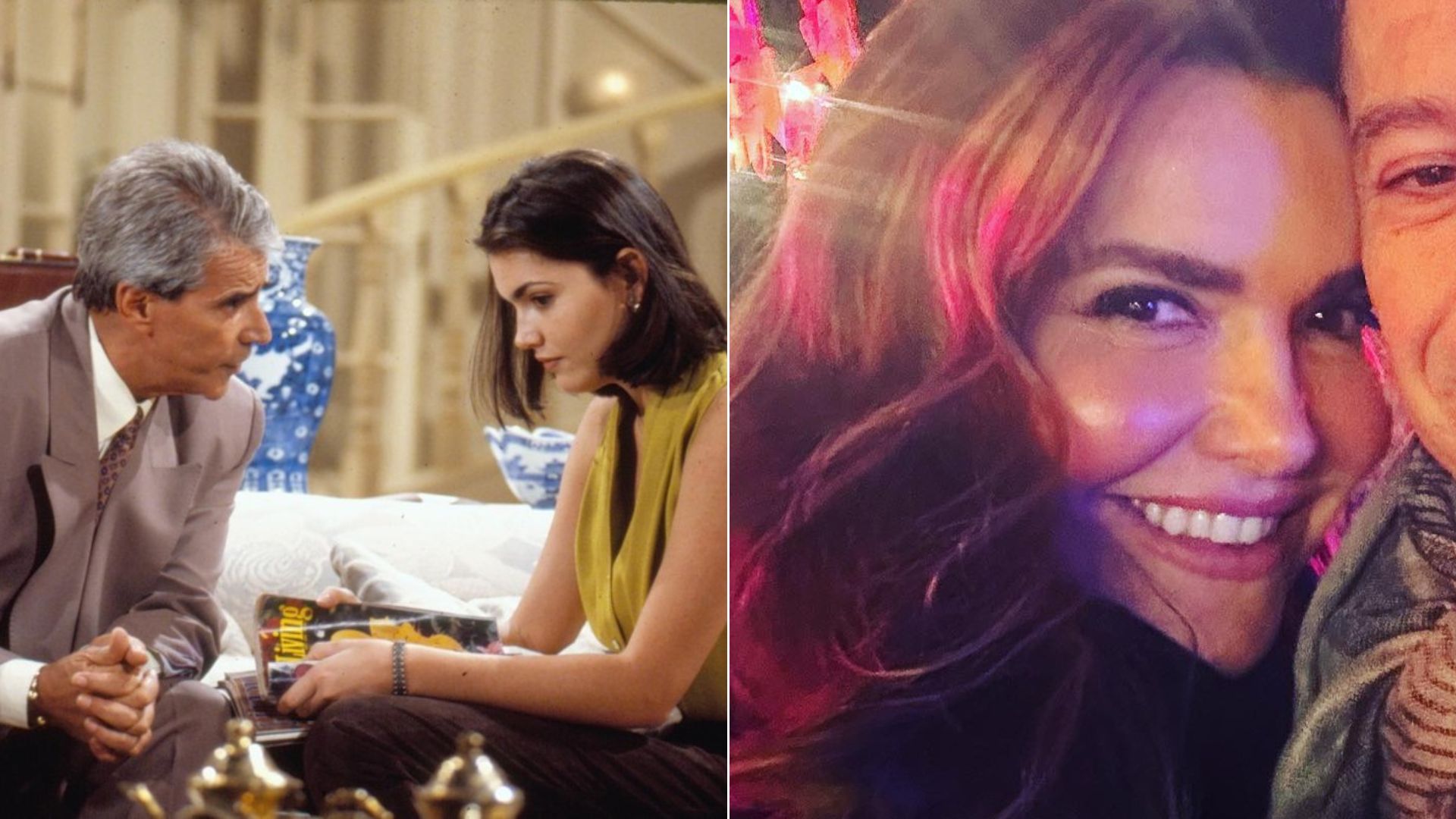Montagem de fotos da atriz Karina Perez, a Andrea de Mulheres de Areia