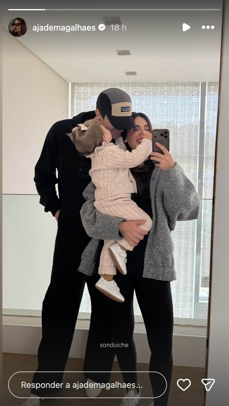 Luan Santana, Serena e Jade Magalhães - Foto: Reprodução / Instagram