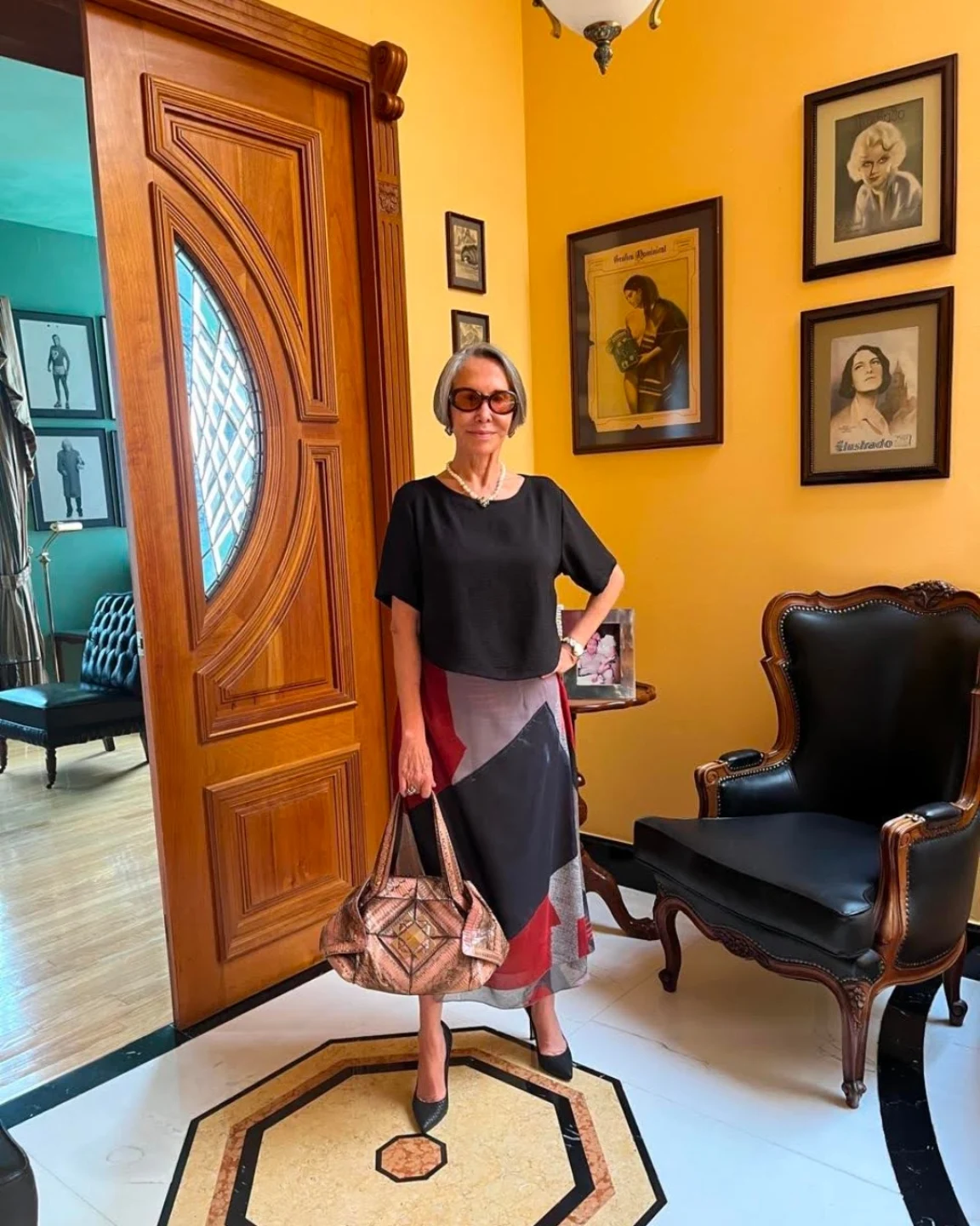 Mansão onde Florinda Meza mora atualmente - Foto: Reprodução / Instagram @florindamezach1 