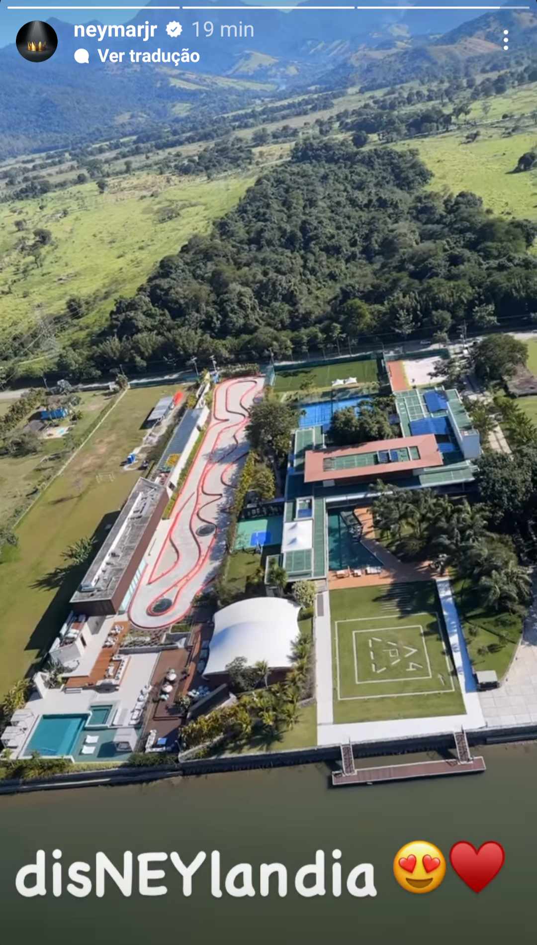 Mansão de Neymar Jr em Mangaratiba - Foto: Reprodução / Instagram