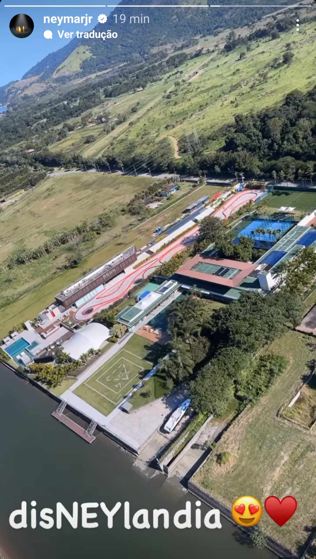 Mansão de Neymar Jr em Mangaratiba - Foto: Reprodução / Instagram